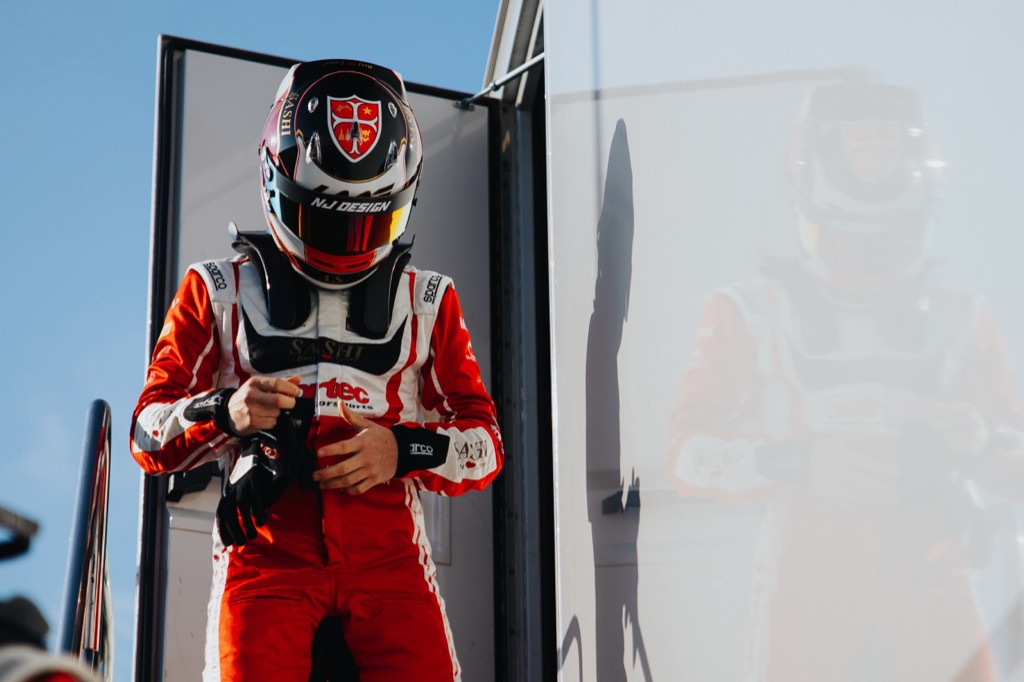 Luca Magnussen klar til første afdeling af GB4 Championship.
(Foto: Luca Magnussen Racing)